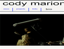Tablet Screenshot of codymarion.com